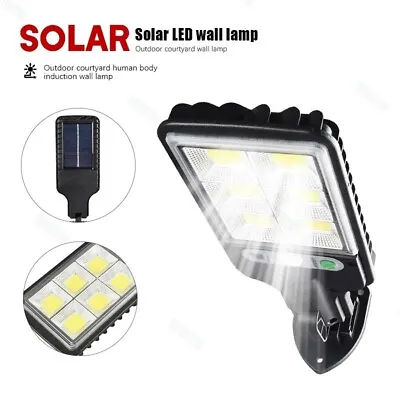 $6.49 • Buy Outdoor Solar Wall Lights LED Motion Sensor Bright Flood Street Lamp 3 Modes