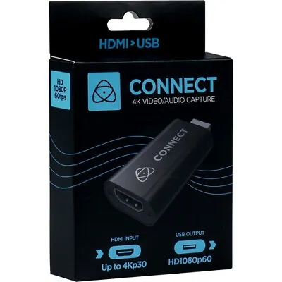 $55 • Buy Atomos Connect 4K Capture Device  (ATOMCON001) - Ships From Miami