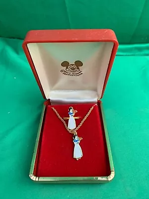 $24.99 • Buy VINTAGE! DISNEY Snow White Children Kids NECKLACE & RING SET - In ORIGINAL BOX