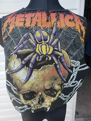 Metallica Turbo Gadget - Ultra Rare Vintage Vest Size XL Xlarge - Made IN Italy • £120