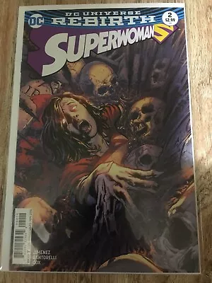 Superwoman #2 Rebirth Jimenez Variant 2016 DC Comics VF/NM • $3.34