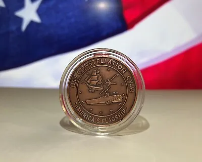 USS Constellation (CV 64) Challenge Coin (Copper) • $30