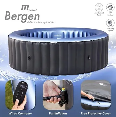 MSpa C-BE061 Bergen (2021 Model) 6 Person Inflatable Hot Tub • £299.99