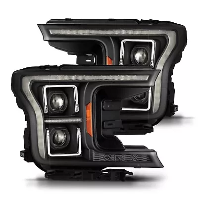 For 18-20 Ford F-150 F150 Luxx G2 Black Housing LED Projector Headlights • $870