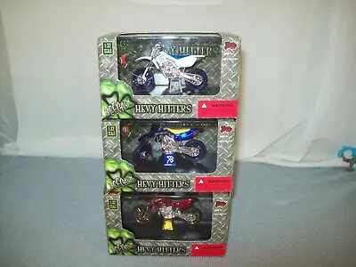 Lot Of 3 Brian Deegan Malibu International LTD Heavy Hitters 1:32 Bikes..MINT • $30