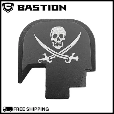 REAR SLIDE BACK PLATE COVER FOR SMITH WESSON M&P 9/.40 Shield Pirate Logo NEW • $18.70