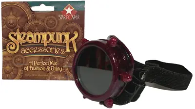 STEAMPUNK MONOCLE GOGGLE Eye Patch Glasses Elastic Strap Costume Goth Punk Toy   • $10.79