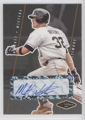 2007 Just Minors Justifiable Auto Matt Wieters #JF-49 Auto • $11.90