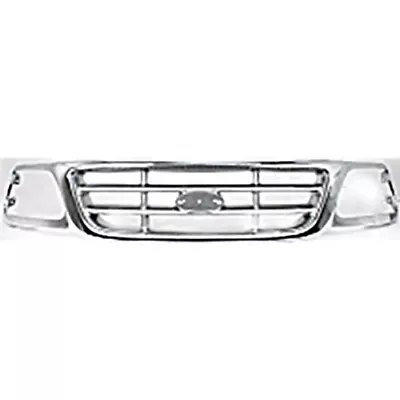 Grille For 99-2002 Ford F150 And  Expedition Chrome • $109.94