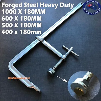 Welding Clamp 180mm Heavy Duty Industrial Welding F Clamp Forged Steel F Clamp • $129