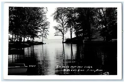 1948 Siemer's Myr Myr Lodge Mille Lacs Lake Aitkin Minnesota RPPC Photo Postcard • $19.47