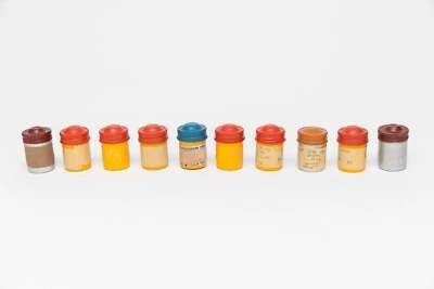 $29.99 • Buy Lot Of 10 Vintage Kodak Metal Embossed 35mm Film Canisters #1
