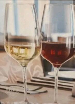 £29.99 • Buy B.N.I.B. Chef & Sommelier LISBOA Extra Strong Crystals  Wine Glasses X 8 