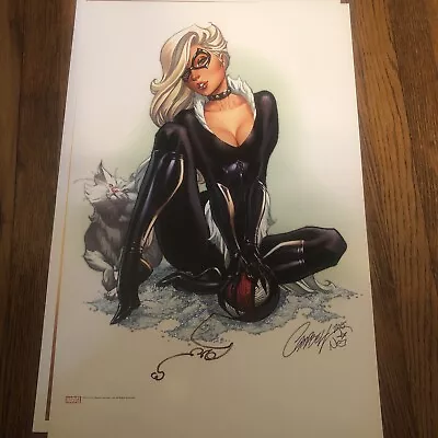 J Scott Campbell - Black Cat Print - 11x17 • $16