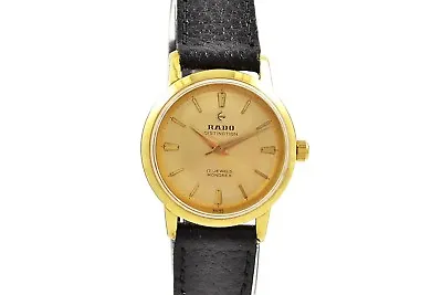 £214.88 • Buy Vintage Rado Hand Winding Distinction Gold Plated Ladies Watch 1212