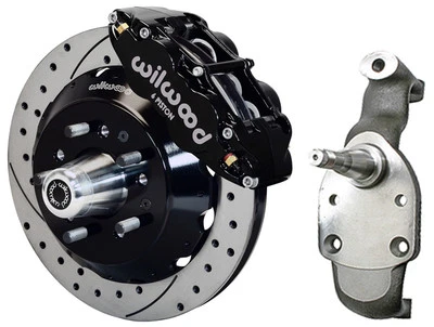 $2369.99 • Buy Wilwood Disc Brake Kit & 2  Drop Spindles,front,58-70 Impala,13  Drilled,black