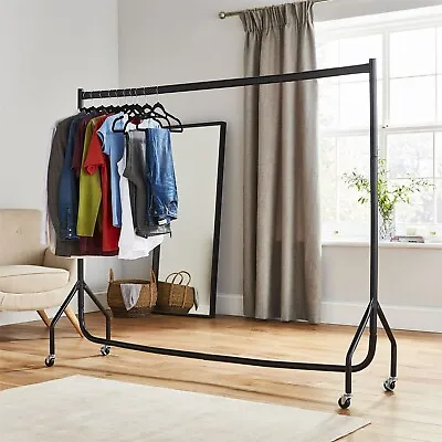 £36.49 • Buy 6ft Heavy Duty Clothes Rail Home Shop Garment Hanging Display Stand Rack 