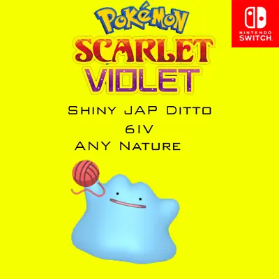 $2.99 • Buy Foreign 6iv Ditto-  Pokemon Scarlet And Violet ✨✨ Fast Delivery Cheapest