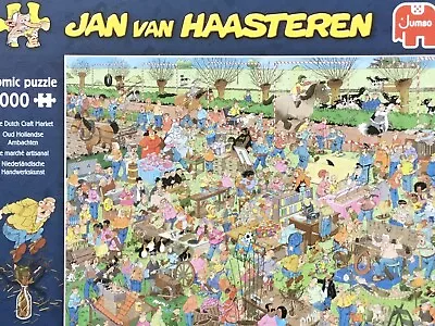 1000 Piece Jan Van Haasteren Jigsaw Puzzle. Complete. • £2.19