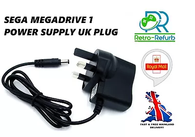 Sega Mega Drive 1 Genesis 1 Power Supply UK Plug - 9V  • £9.29