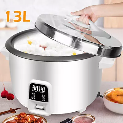 13L Commercial Rice Cooker Restaurant Hotel Rice Cooker Steamer Non-Stick Pot AU • $109.99