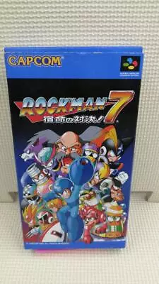 SFC Soft Mega Man 7 CAPCOM SNES • $139.65