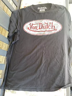 Von Dutch Black Men’s T-Shirt Size 2XL • $24.99