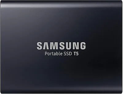 SamSung 2TB T5 Portable SSD USB 3.1 Type-C & Type-A MU-PA2T0B/WW Black T5 SSD • $698.95