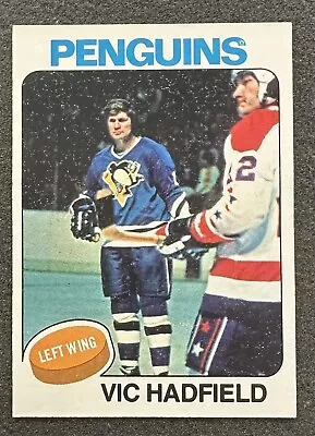 1975-76 Topps Hockey #165 Vic Hadfield • $1.25