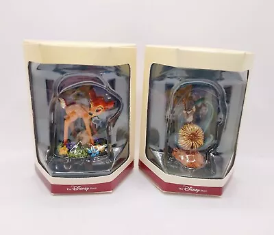 Vtg Disney Tiny Kingdom Bambi And Mr Mouse 1990s Miniature 1942 Replica Set Of 2 • $26.99