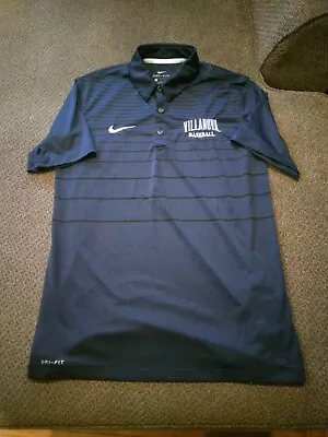 Villanova University Baseball Nike Dri Fit Golf Shirt Mens S Euc • $25