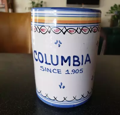 Columbia Restaurant Tampa Florida Wine Bottle Holder Spain Spanish Pottery Vino • $75