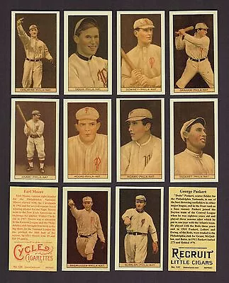 T207 PHILADELPHIA PHILLIES Complete Brown Background Team REPRINT Set | 10 Cards • $6.50