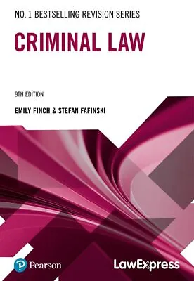 Law Express Revision Guide Criminal Law • £8.58