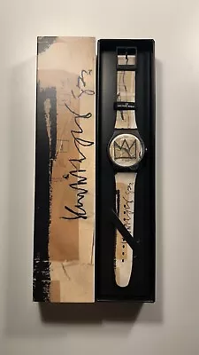 Swatch Basquiat Watch - Untitled (Crown) • $41