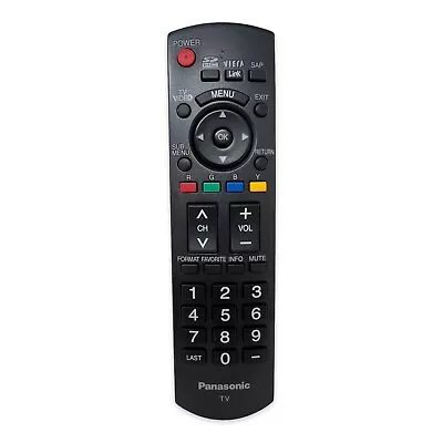 Genuine Panasonic OEM N2QAYB000221 TV Remote Control - TESTED WORKS • $12.99