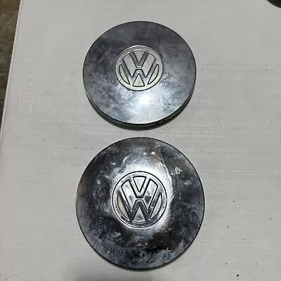 VW Mk1 Jetta Rabbit Scirocco Cabriolet Wheel Rim Center 6” Chrome Hub Cap 13  • $18