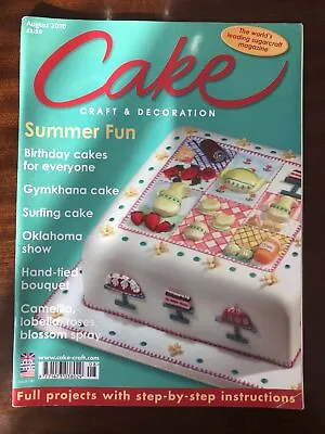 Cake Craft & Decoration Magazine -  August 2010 **Excellent Condition** • £2.50
