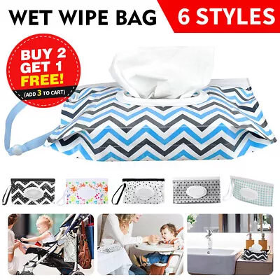Dispenser Travel Wet Wipe Bag Pouch Baby Care Portable Tissue Case Holder Box • $5.39