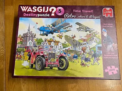 Wasgij 25008 Retro Destiny 5 Time Travel! Jigsaw Puzzle - 1000 Piece • £5