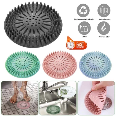 £3.29 • Buy Hair Trap Shower Bath Plug Hole Waste Catcher Stopper Drain Sink Strainer Filter