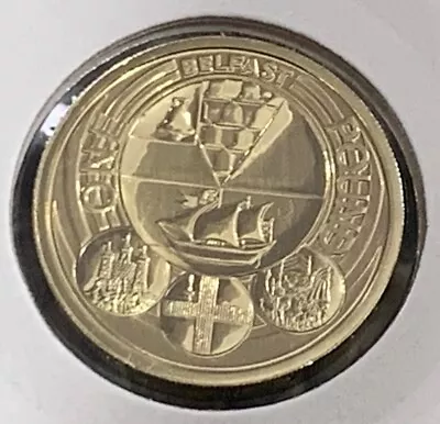 2010 Belfast BUNC £1 Pound Coin Royal Mint Capital Cities BU UNC One • £10.95