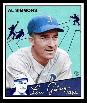 $0.99 • Buy 1934 Goudey Al Simmons Card Personally Made  Mt