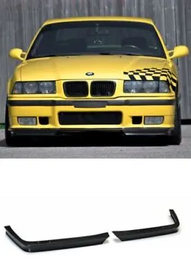 1992-99 Bmw E36 M3 Front Bumper Lower Bottom Velocity Gt Splitters Pair New Set • $44.54