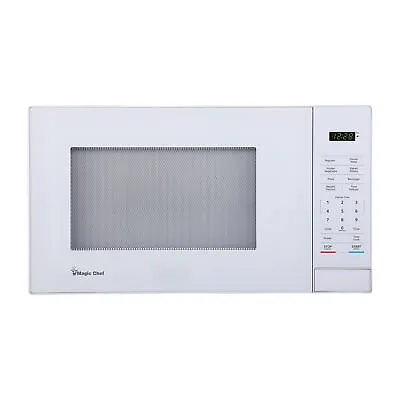 Magic Chef 1000 W 1.1 Cu Ft Digital Touch Countertop Microwave White (Open Box) • $126.75