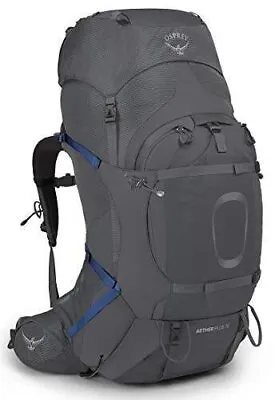Osprey Men's Aether Plus 70L BackpackingBackpack Eclipse Grey L/X-L OSP-10002961 • $406.93