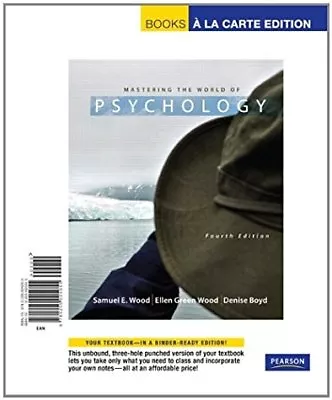 Mastering The World Of Psychology Samuel Wood A La Carte • $40.99