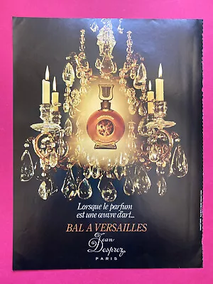 1975 Jean Desprez Advertising Perfume Vintage Ball à Versailles Paris Advertising • $5.41