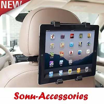 Universal Headrest Back Seat Car Holder Mount For IPad Tablets &  Samsung Tablet • £8.99