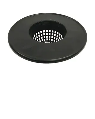 6 In. Black Mesh Pot Bucket Lid Insert- Hydroponics Setup • $10